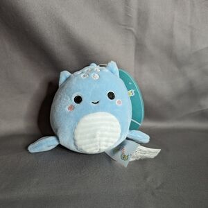 Squishmallows Lune the Sea Monster 3.5" Clip Stuffed Animal Plush